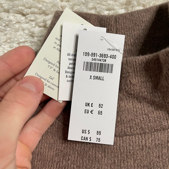 Abercrombie and Fitch Brown Sweater Dress Size XS - Picture 12 of 12